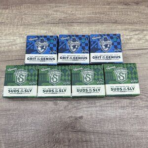 7 Pack Dr Squatch Harry Potter Mens Soap  Suds Of The Sly, Grit Of The Genius